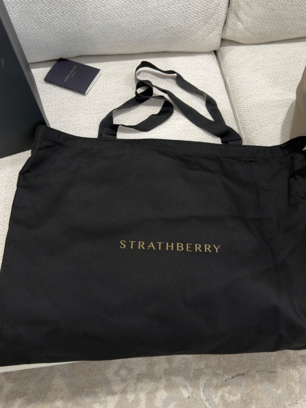 Strathberry Barra Tote in Taupe - Picture 15 of 15